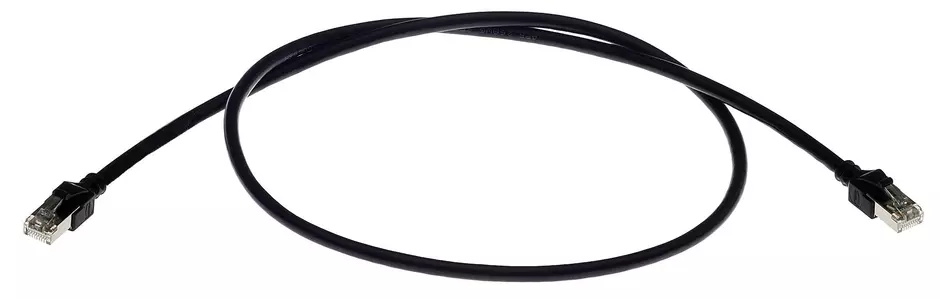 RJ45 CAT5 8P MA DE BK CABLE ASSY, 2.5M