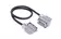 Han 10 B-E CA lever m/f ang/ang PVC,1m