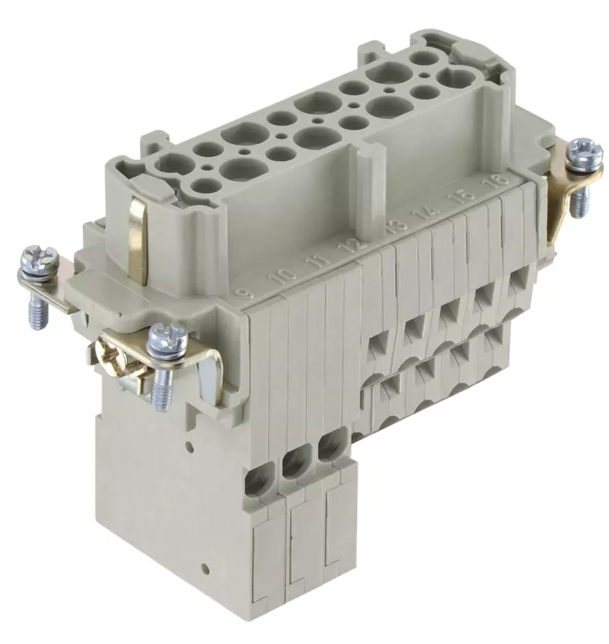 Han ES 16 Pos. F Insert Cage Clamp Term
