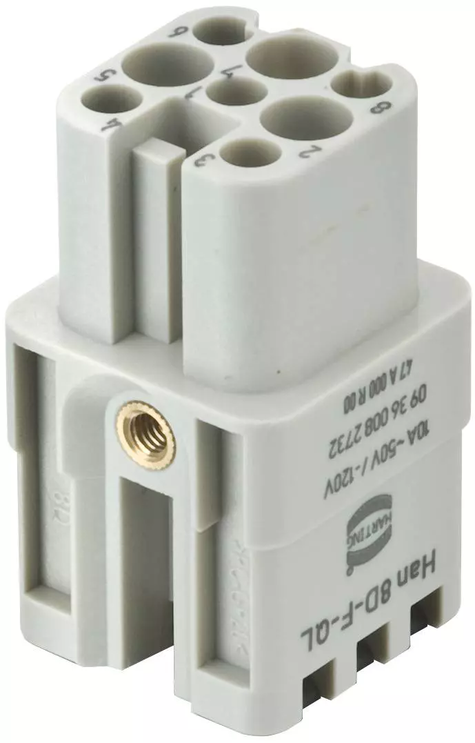 Han 8D-F QL (w/o contact 1) | HARTING Technology Group