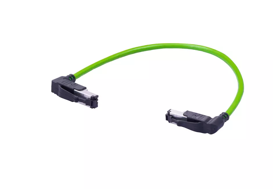 RJI-RJ45,2x270°,90°ang.,AWG22/7; 5,0m