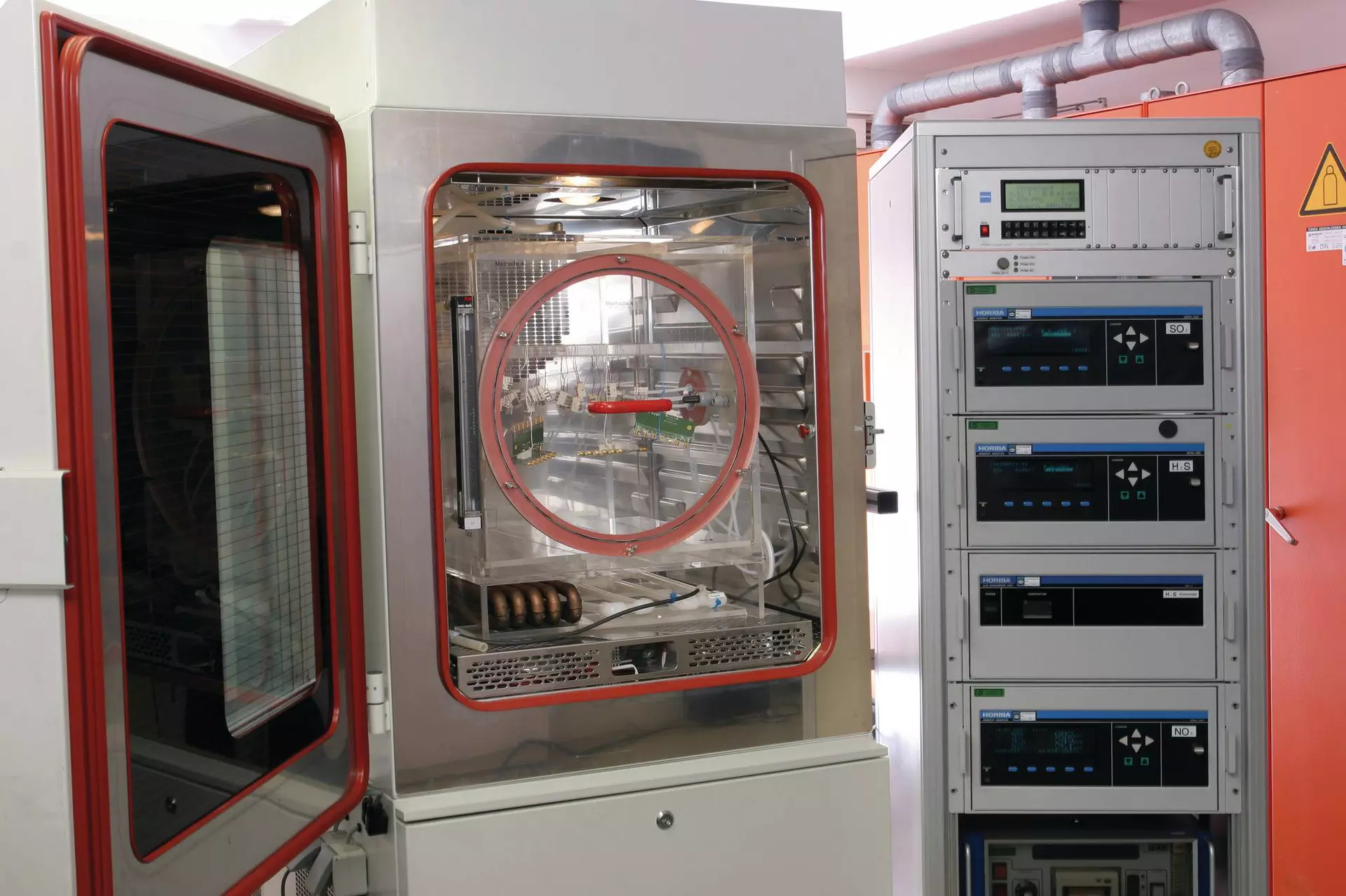 Flowing mixed gas corrosion test with analytics​