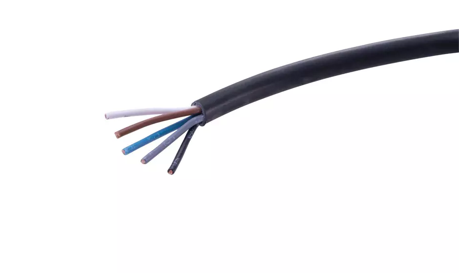 5x1,5mm² PUR black