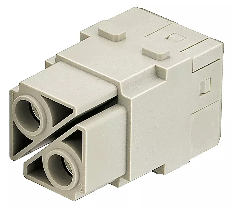 Han 100A axial module, female 10-25 mm² | HARTING Technology Group