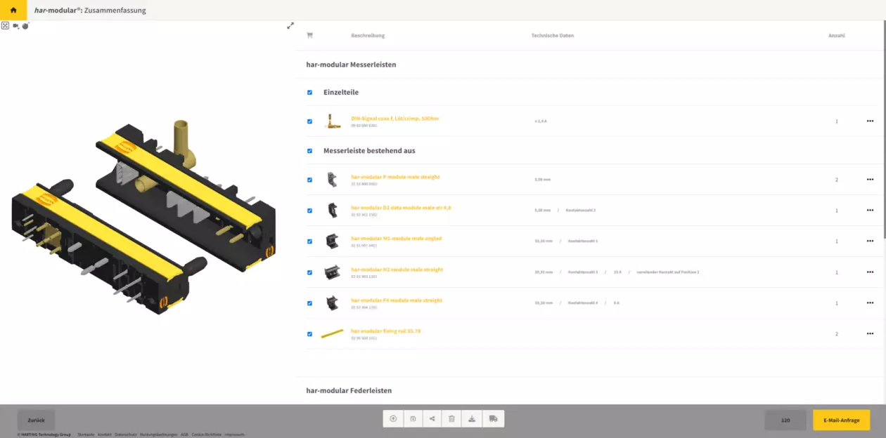 Configurador har-modular