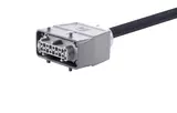 Han 16 B-E CA 2-lever f/- st/- PVC, 1m