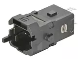 Han 1A-3+PE-c-m shielded, latch