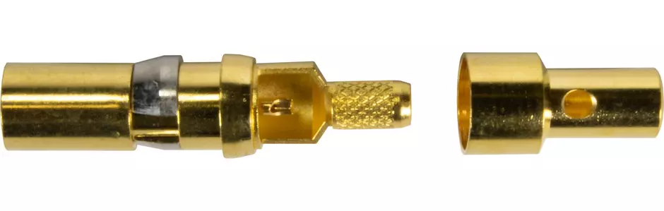 DIN-Signal coax m, solder/crimp 50Ohm