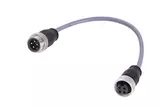 7/8 Cable Assembly 4-pole st/st f/m 0,3m