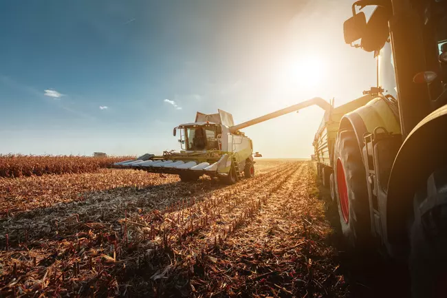 Landwirtschaft Landtechnik Erntemaschine