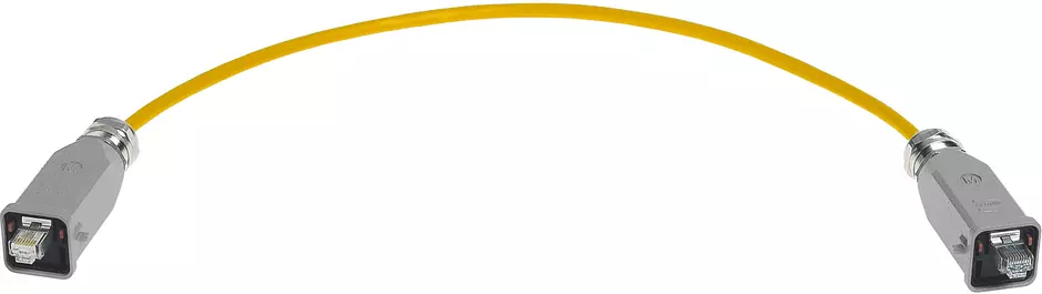 RJI Han3A met. Cat6A PUR 1.5m
