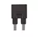 Jumper Along 1x2 black 16A