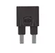 Jumper Along 1x2 black 16A