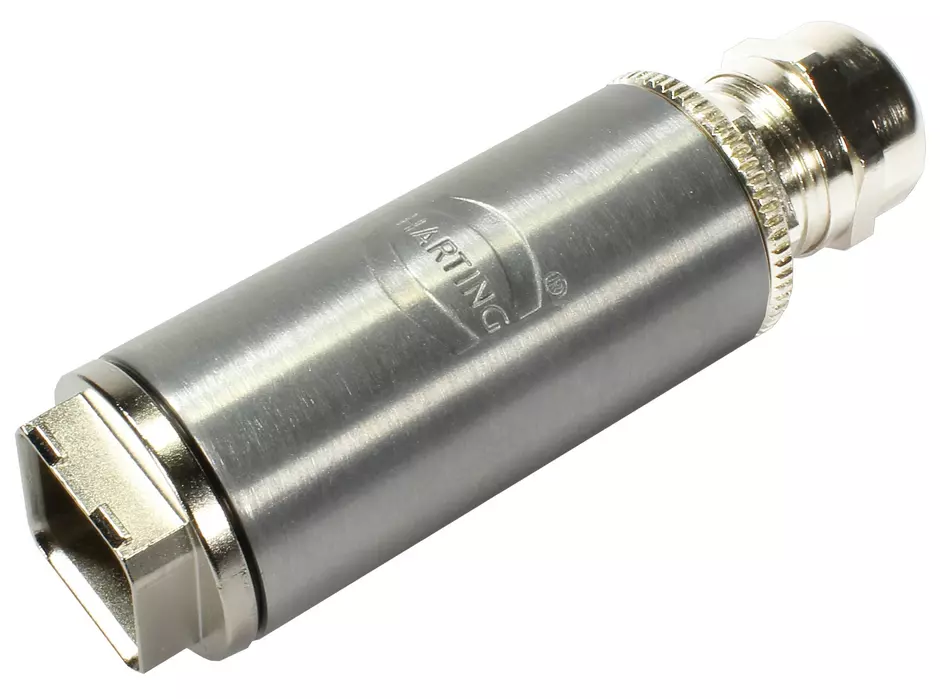 Han PushPull RJ45 V14 Aida Kupplung rund