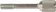 InduCom knurled screw, M3,for D-Sub met.