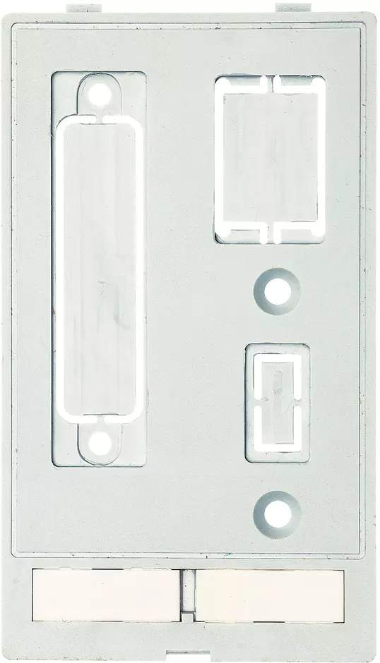 plate (USB; RJ45; SUB-D25)