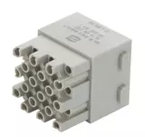 Han DD double module, crimp female