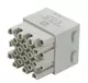 Han DD double module, crimp female