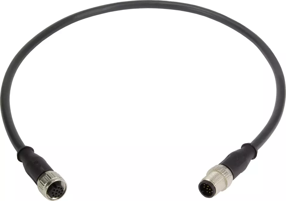 M12 Cable Assembly A-cod st/st f/m 20,0m