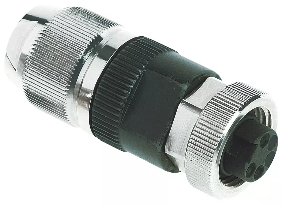 Circular Connector w. Harax 7/8" L 5 F