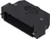 D-Sub 50P plast hood 1str-ent slo M3 s