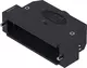 D-Sub 50P plast hood 1str-ent slo M3 s
