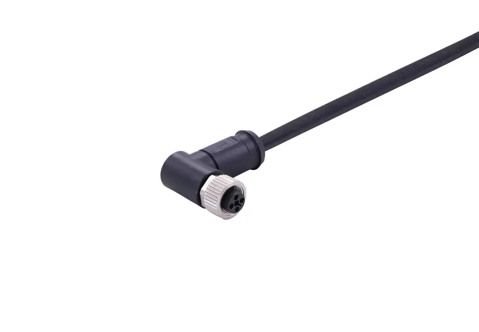 M12 T-cod 4-pole an/- f/- PUR 1.0m