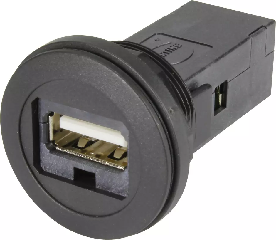 har-port USB 2.0 A-A ; PFT black