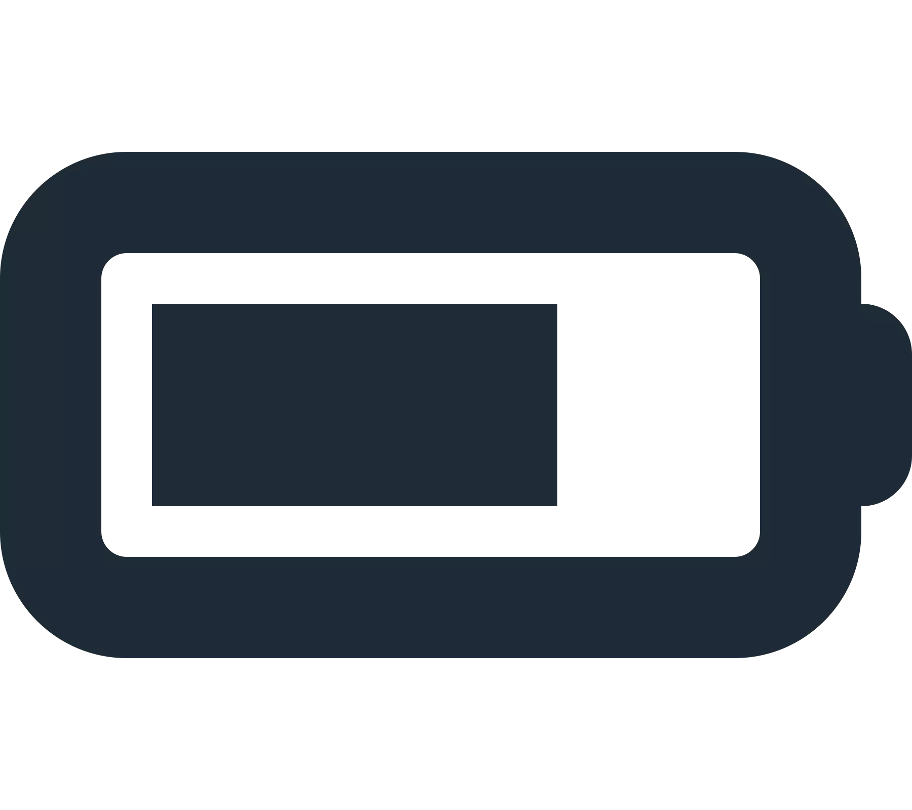 Font awesome icon - battery-three-quarters-solid