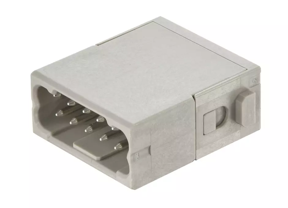 Han DD Push-In module, male 0,14-1,5mm²