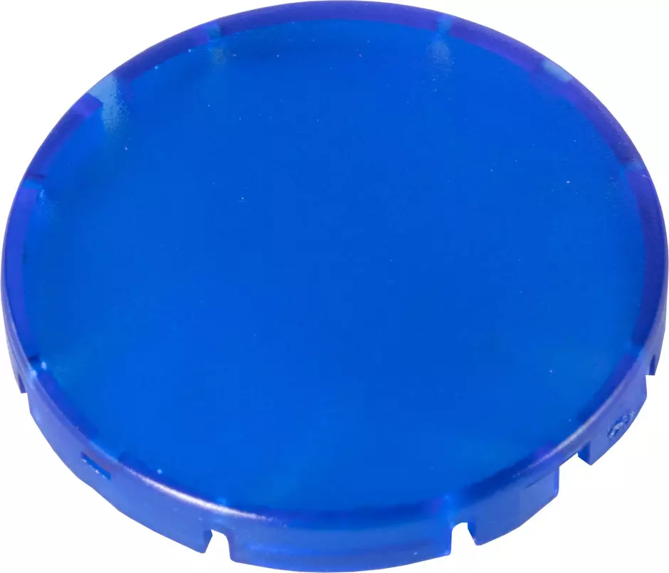 Button cap blue
