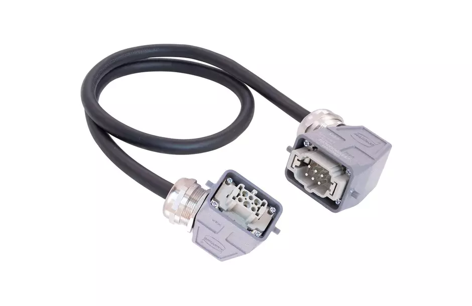Han 6 E UL2237 side entry 1-Lever 1,0m