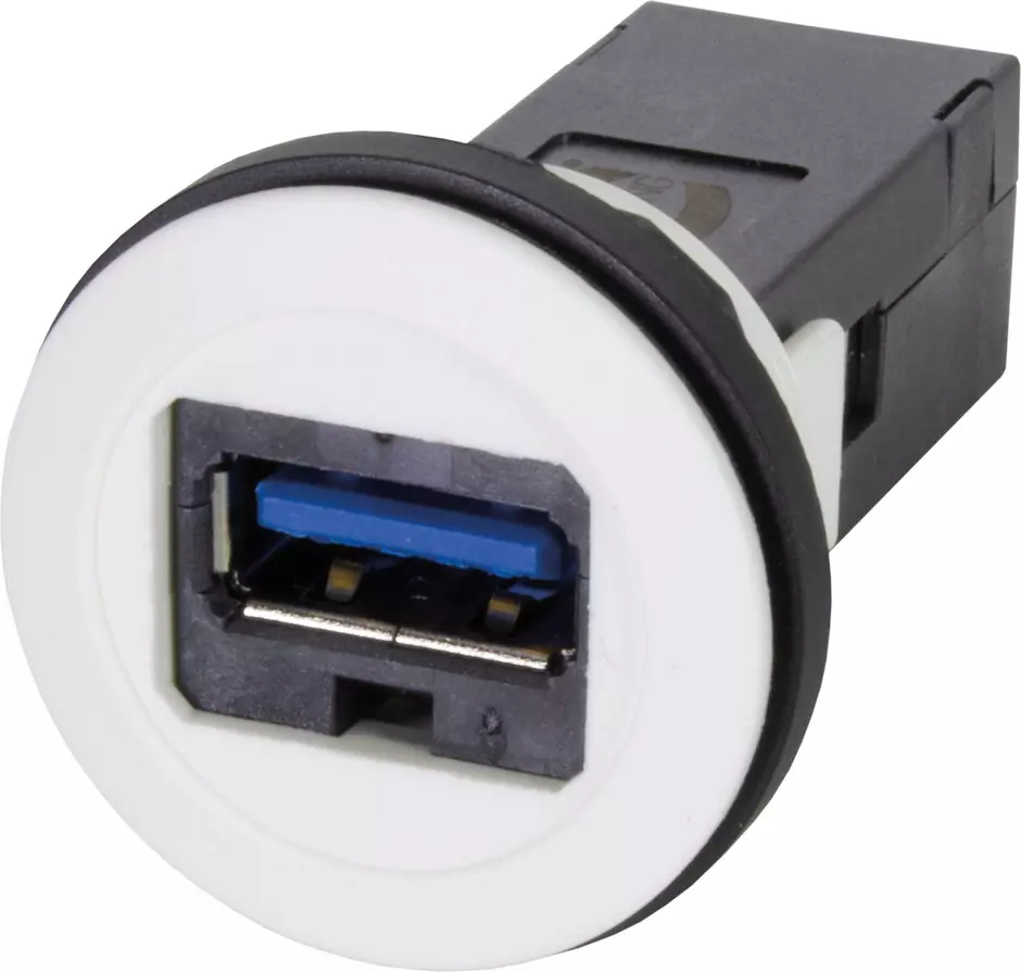 har-port USB 3.0 A-A PFT white