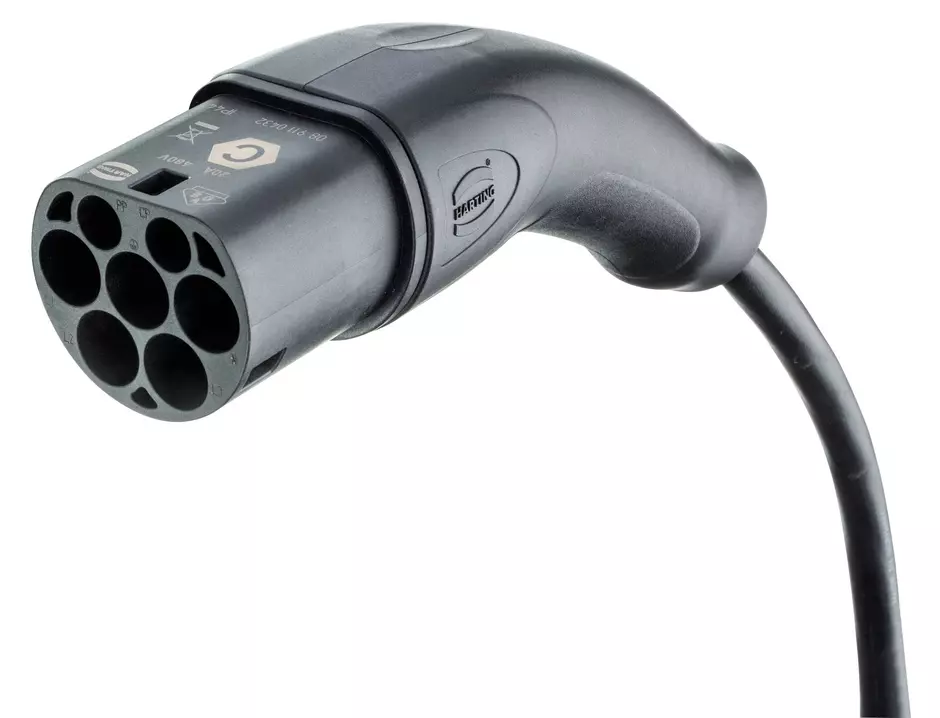 Charging cable Mode3 Typ2 32A 1ph 10m