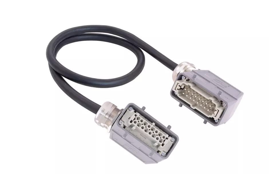 Han 16 E UL2237 side entry 2-Lever 1,0m