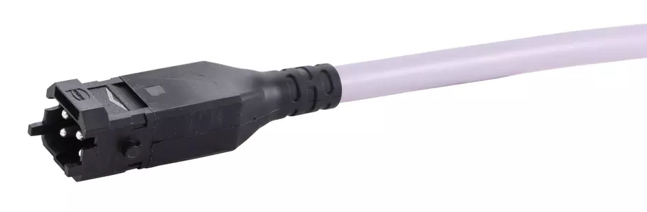 Han 1A OM 3+PE +latch m/ - PVC 1m