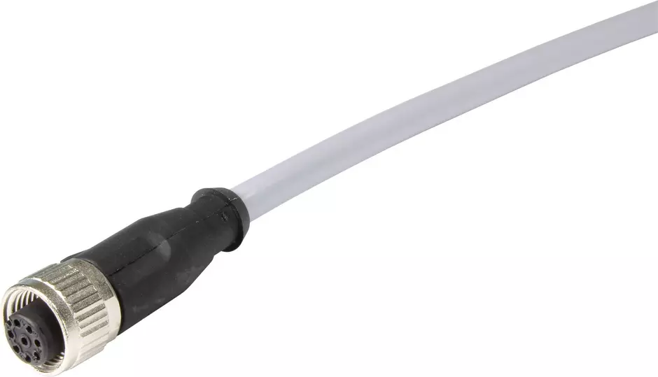 M12 Cable Assembly A-cod st/- f/- 1,5m