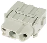 Han C module, crimp female (two part)