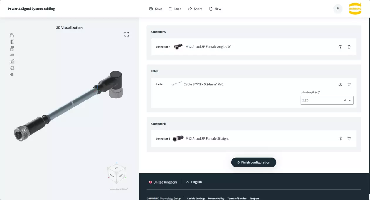 配置器 系统电缆