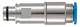 Pneum. contact metal OD 10mm, male