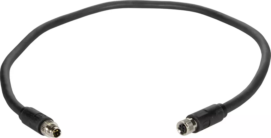 M8 T1 Hybr. m/fe str. PUR bk 0.5m