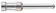 Han E High Temp male contact 0,75 mm²