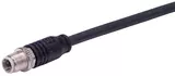 M12 D-cod 4-pol st/- m/- Rail 0.2m