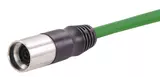 M17 FE str molded 17p PUR open end,10m