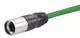 M17 FE str molded 17p PUR open end,5m