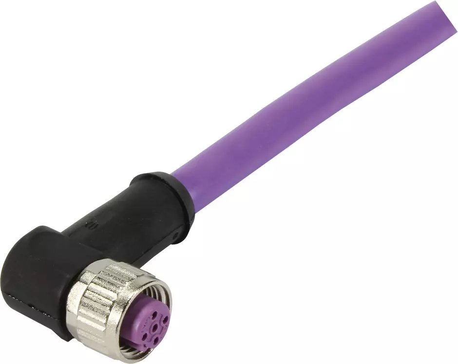 M12 Cable Assembly B-cod an/- m/- 1,5m