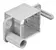 Docking frame for 2 modules, float mount