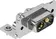 D-Sub M 2W2C ANG FE 20A UNC NM30 BL