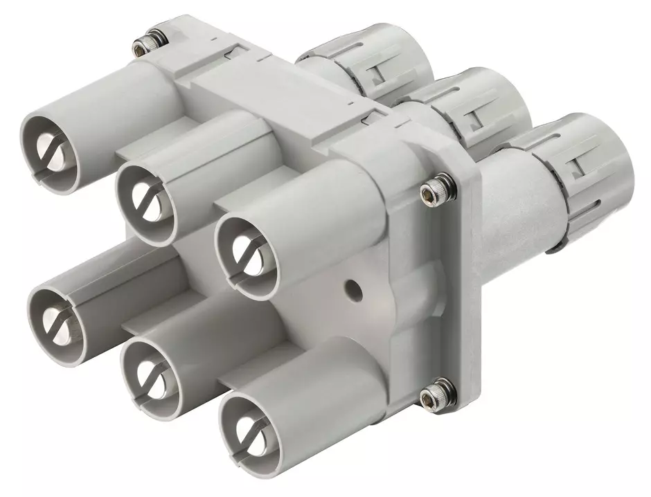 Han 3 HC 350/650 Y-Contact male insert