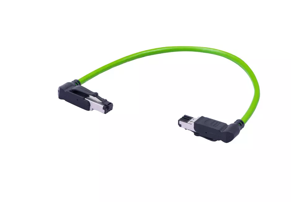 RJI IP20/ 90° ang. 2X180°22/7;1,5m;trail
